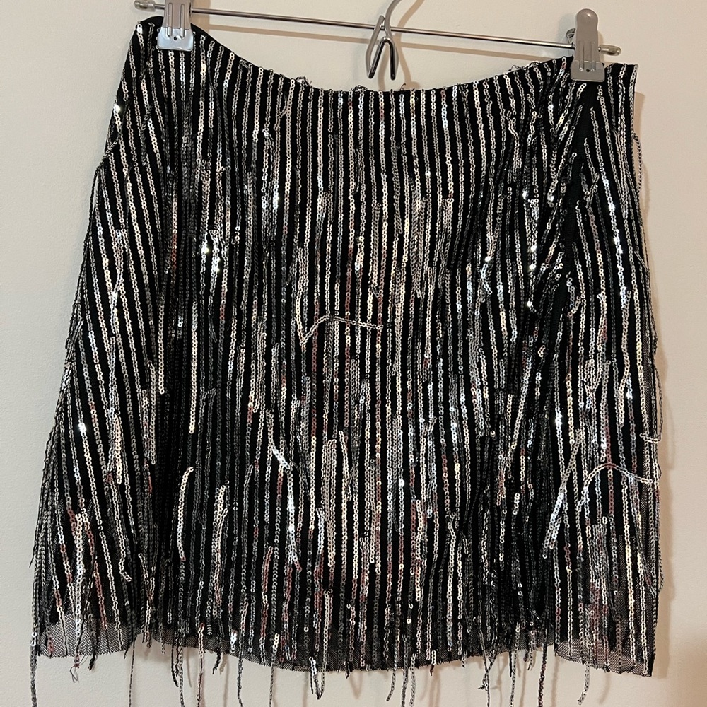 Zara sequin mini skirt